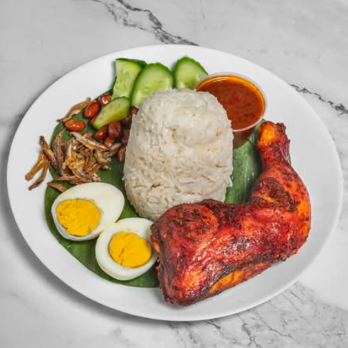 Nasi Lemak Ayam Berempah
